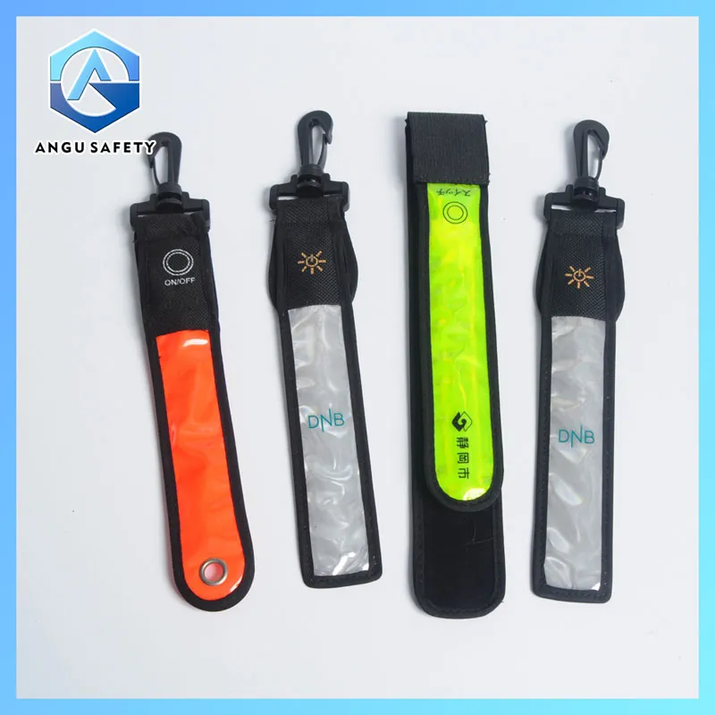 Qual é a função das faixas de braço esportivas de LED?